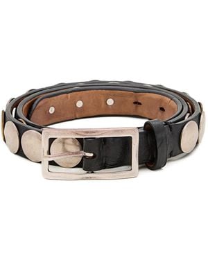 Reptile's House Studded-Embellishments Buckle Belt - Brown