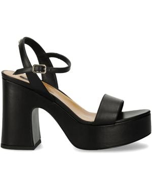 Patrizia Pepe 110Mm Leather Sandals - Black
