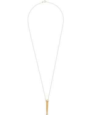 True Rocks Collana Con Pendente Bacchette Brad - Metallizzato