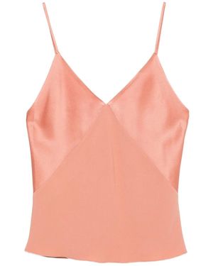 Forte Forte V-Neck Top - Pink