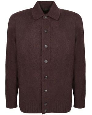 Dell'Oglio Button-Down Cardigan - Brown