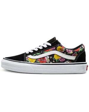 Vans Old Skool Tapered Floral-Print Sneakers - White