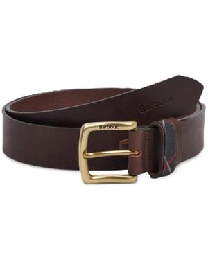 Barbour Ledergürtel Mit Logo-Prägung - Braun