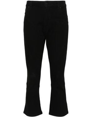 Mugler Seam-Detailed Tapered Jeans - Black