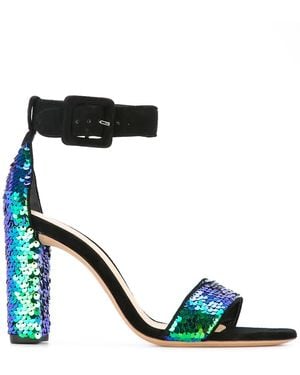 Alexandre Birman スパンコールサンダル - マルチカラー