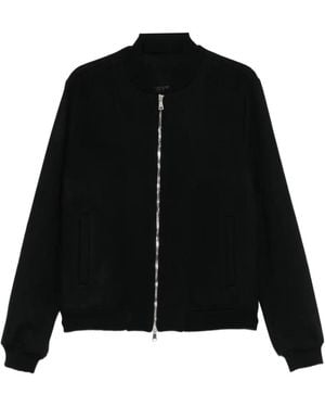 Costumein Zip-Up Bomber Jacket - Black