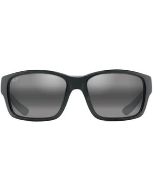 Maui Jim Mangroves Rectangle-Frame Sunglasses - Grey