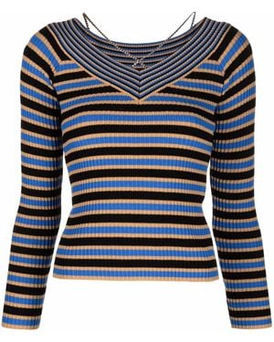 ANDERSSON BELL Gerippter Pullover - Schwarz