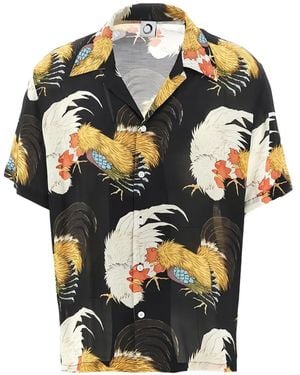 Endless Joy Camisa Con Estampado Rooster - Negro