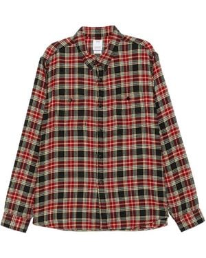 Visvim Chemise Larrikan À Carreaux - Red