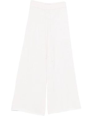 ELY ELY Pantalon Stella À Lien De Resserrage - Blanc