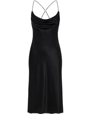Dion Lee カウルネックドレス - ブラック