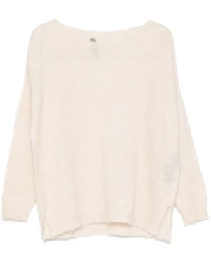 D.exterior Side-Slit Jumper - Natural