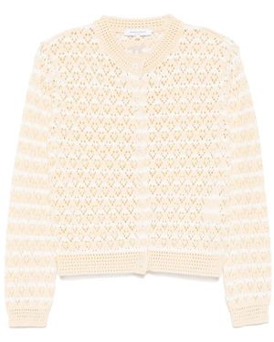 Maison Kitsuné バイカラー カーディガン - ナチュラル