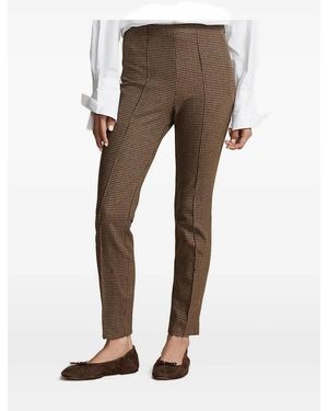 Polo Ralph Lauren Houndstooth-Pattern Trousers - Natural