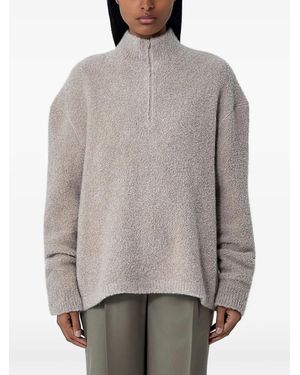 The Row Jersey Lethara Con Media Cremallera - Gris