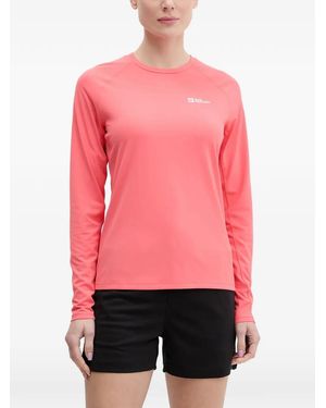 Jack Wolfskin Prelight Swift Top Met Lange Mouwen - Rood