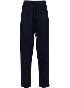 4SDESIGNS ロゴ トラックパンツ - ブルー