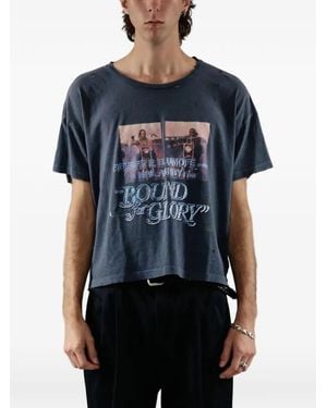 PALY Bound For Glory Print T-Shirt - Blue