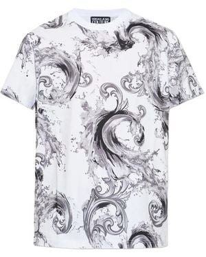 Versace Jeans Couture Barocco Print T-Shirt - White