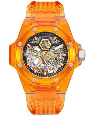 Philipp Plein King Phantom Fire 46Mm Watch - Orange