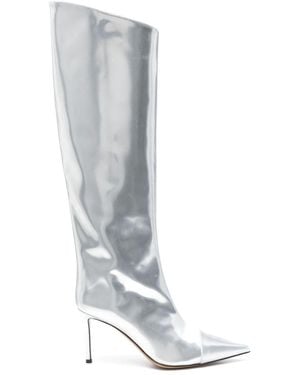 Alexandre Vauthier 90Mm Knee Boots - White