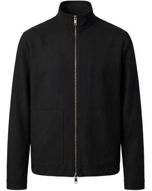 Calvin Klein Zip-Up High-Neck Jacket - Black