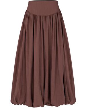 Nicholas Zaira Midi Skirt - Brown