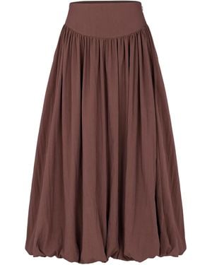 Nicholas Zaira Midi Skirt - Brown