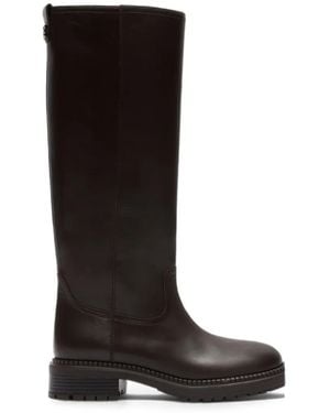 Casadei Bottines Concept Symphony À Semelle Crantée - Noir