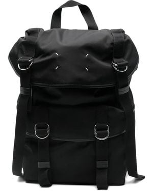 Maison Margiela Ring-Embellished Backpack - Black