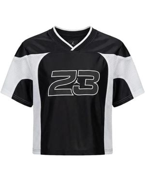 Nike Jordan Logo-Print T-Shirt - Black