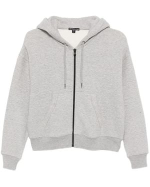 James Perse Cosy Fleece Zip Hoodie - Grey