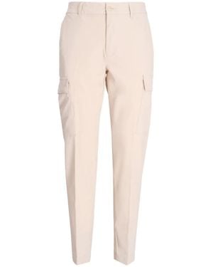 BOSS Cargo-Style Utility Trousers - Natural