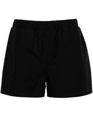 Rier Shorts Con Vita Elasticizzata - Nero