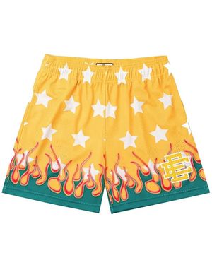 Eric Emanuel Ee Basic Mesh Shorts - Yellow