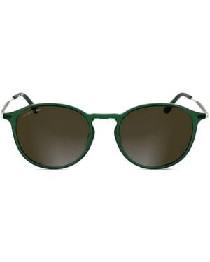 Lacoste Round-Frame Sunglasses - Green