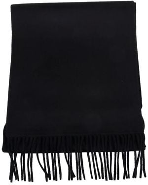 The Dynamis Studio Sciarpa Con Frange - Nero