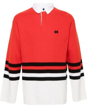Wales Bonner Cypher Polo Jumper - Red