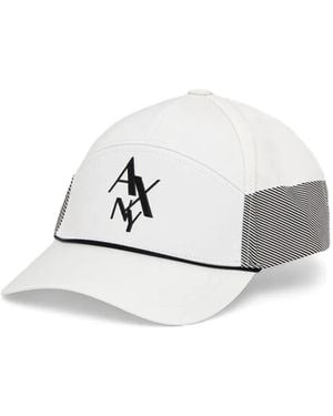 ARMANI EXCHANGE Logo Baseball Cap - White