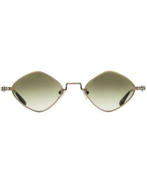 Chrome Hearts Lunettes De Soleil Diamond Dog - Metallic