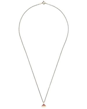 DALILA BARKACHE 18Kt Diamond And Pearl Necklace - Pink