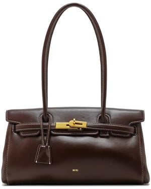 JW PEI Yara Top-Handle Lock Shoulder Bag - Black