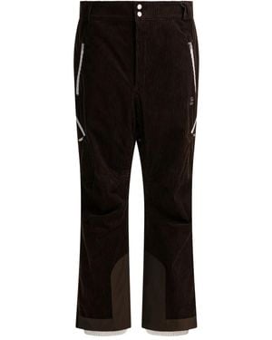 Brunello Cucinelli Corduroy Zip-Detail Pants - Black