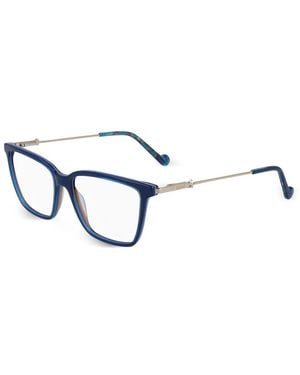 Liu Jo Brille Mit Logo-Gravur - Blau