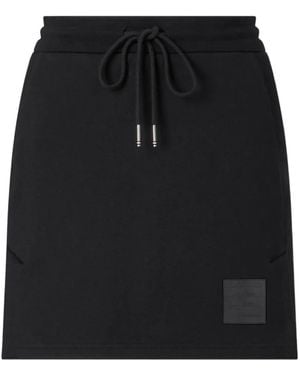 Thom Browne Classic Loopback Jersey Mini Skirt - Black