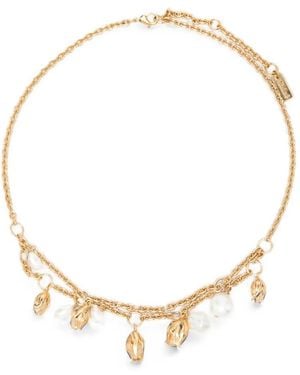 Chloé The Tulip Charm Necklace - Metallic