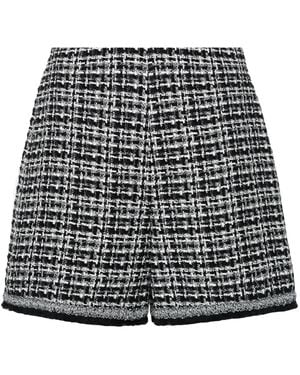 Moncler Tweed Shorts - Zwart