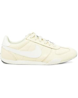 Nike Swoosh-Patch Paneled Sneakers - White