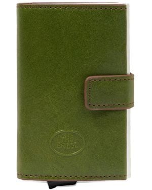 The Bridge Leather Rfid-Protection Card Holder - Green
